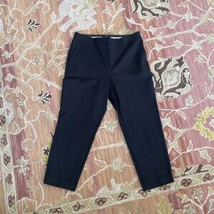 The Petite High Rise Eva Ankle Pant - Curvy Fit Color: Black